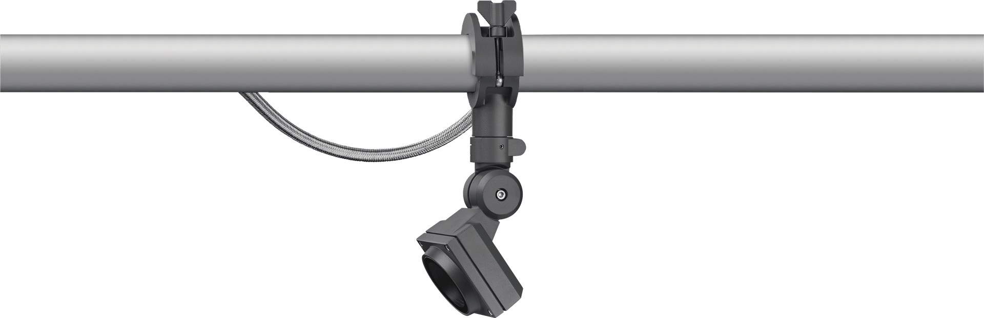 IP66, Class I. IK07. Marine-grade, die-cast aluminium alloy. 5CE superior corrosion protection including PCS hardware. Safety glass lens. Silicone CCG® Controlled Compression Gasket.
Integral EC electronic converter in thermally-separated compartment. Advanced thermal management protects LEDs while optimising lumens output. CAD-optimised optics for superior illumination and glare control. OLC® One LED Concept.
Including terminal box, for mounting on ø 48-60 mm pipes or space frames.